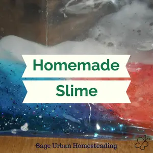 homemade slime label
