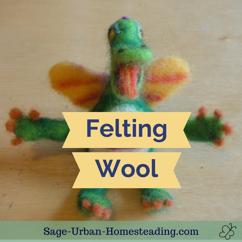 felting wool label