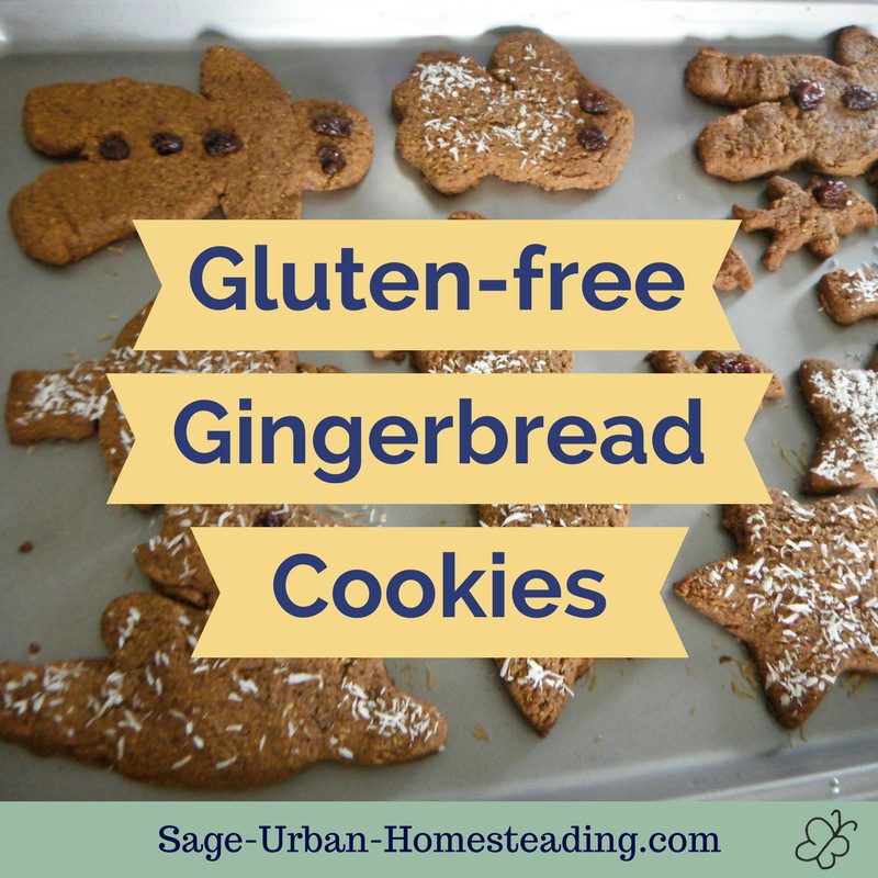 gluten free gingerbread cookies label