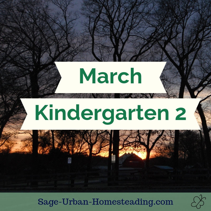 March kindergarten 2