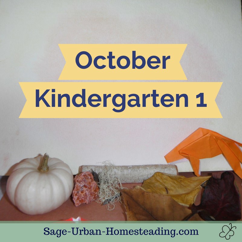 October kindergarten 1