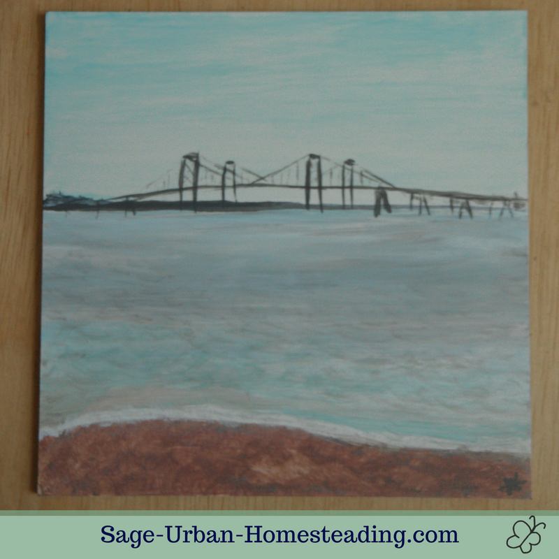 painting: Chesapeake Bay Bridge