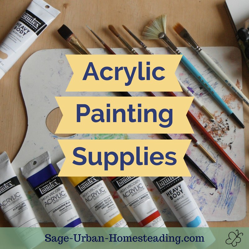 acrylic painting supplies