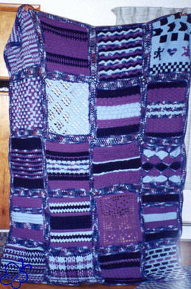crochet sampler afghan