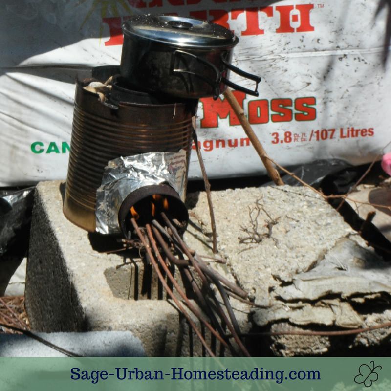 DIY rocket stove