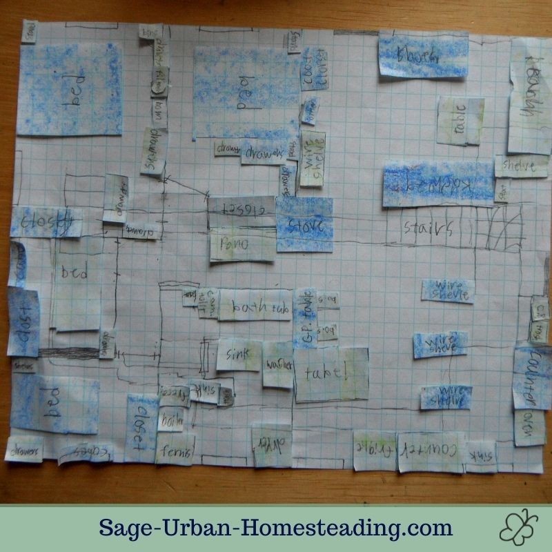 3rd grade house layout on grid paper