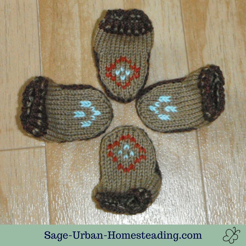 knit baby moccasins