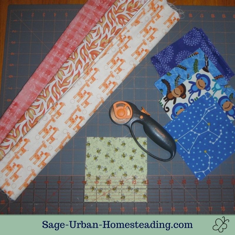 quilt fabric cutting