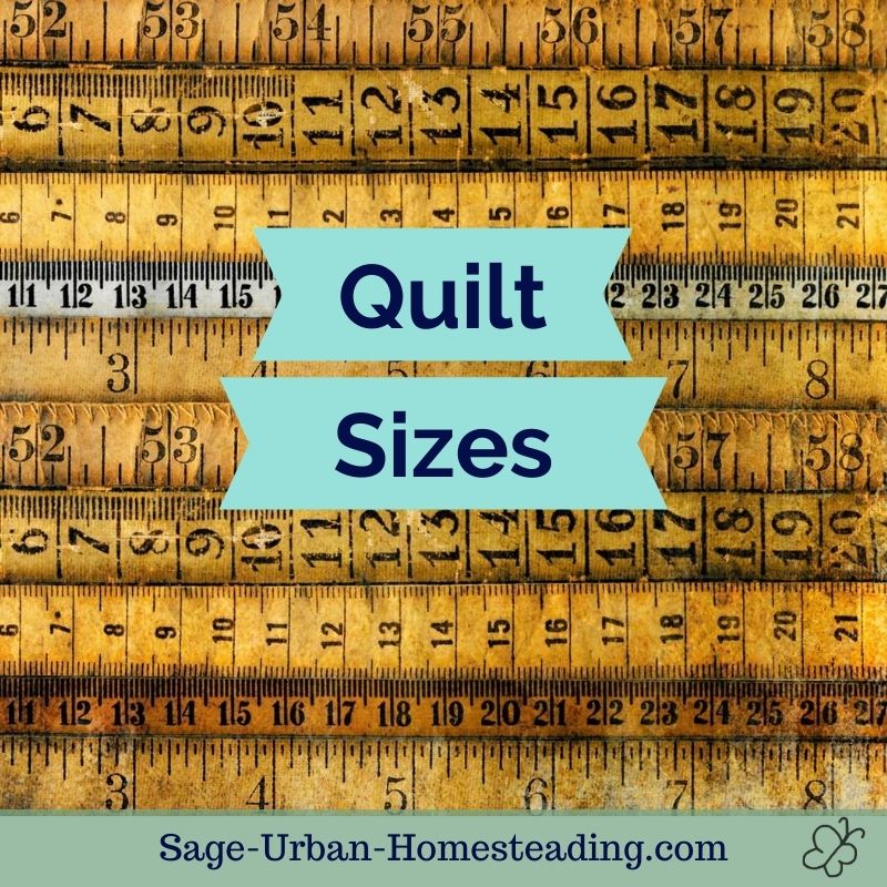 quilt sizes