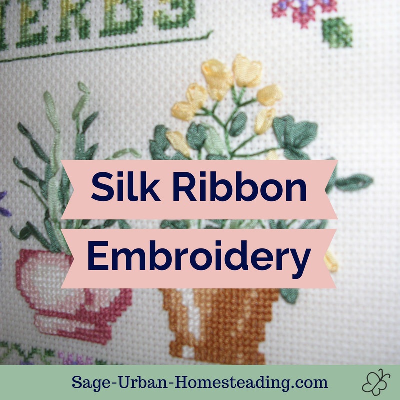 silk ribbon embroidery