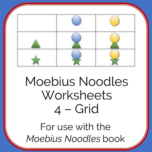 Moebius Noodles Math Worksheets 4 - Grid