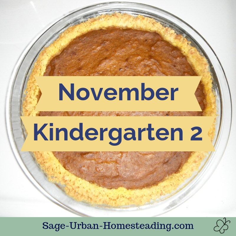 November kindergarten 2