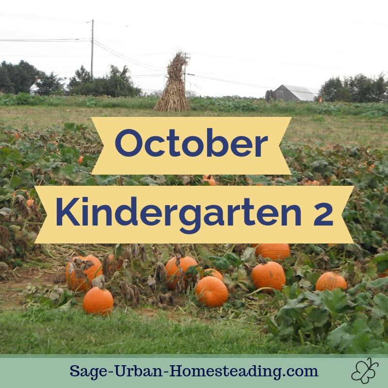 October kindergarten 2