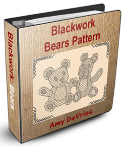 Blackwork Bears Pattern Ebook