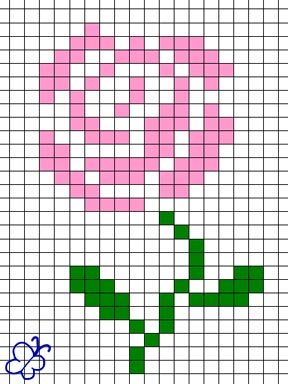 cross stitch rose count too big