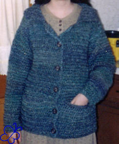 crochet cardigan sweater