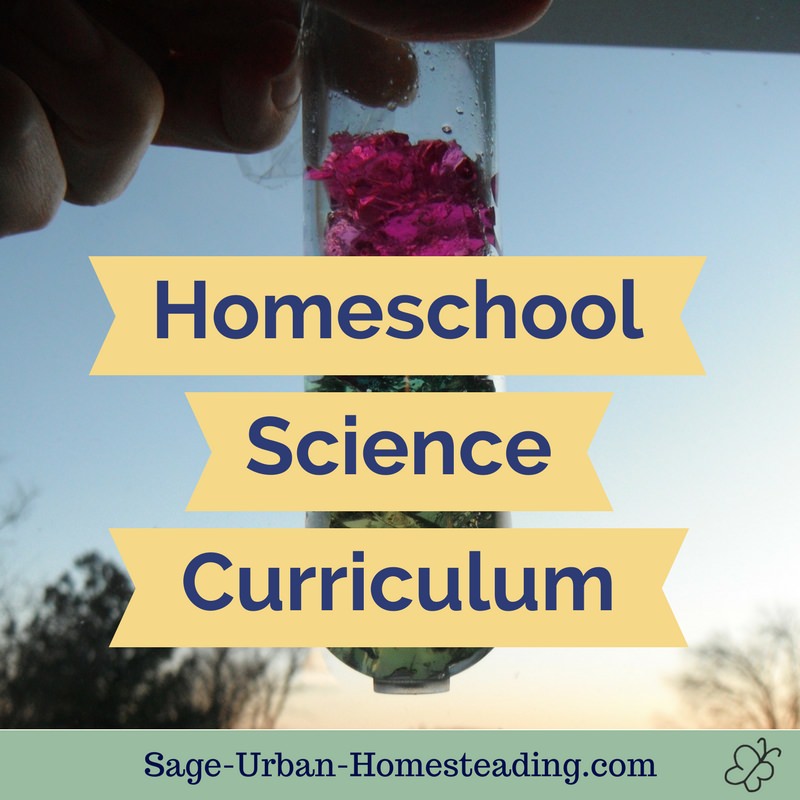 homeschool science curriculum