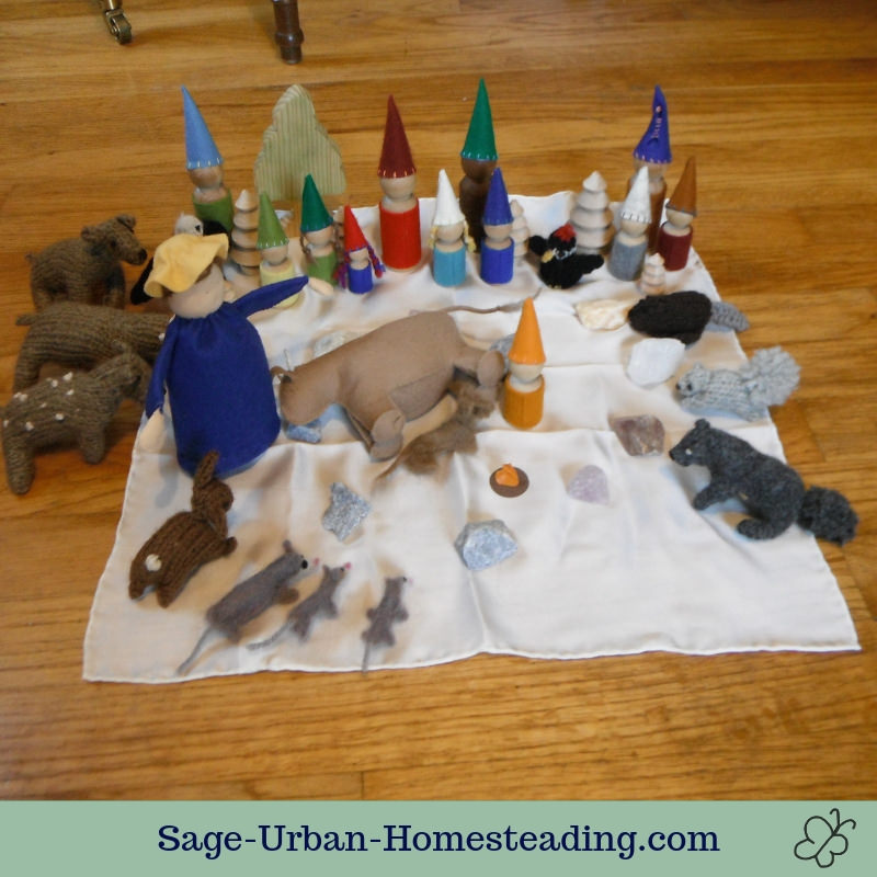 Waldorf Essentials K2 December week 4 story scene, calf birth