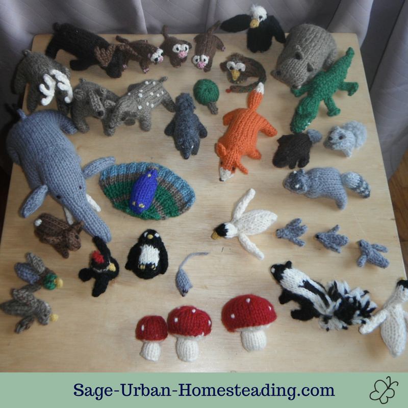 knit animals