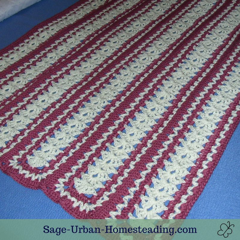 mile a minute crochet afghan pattern