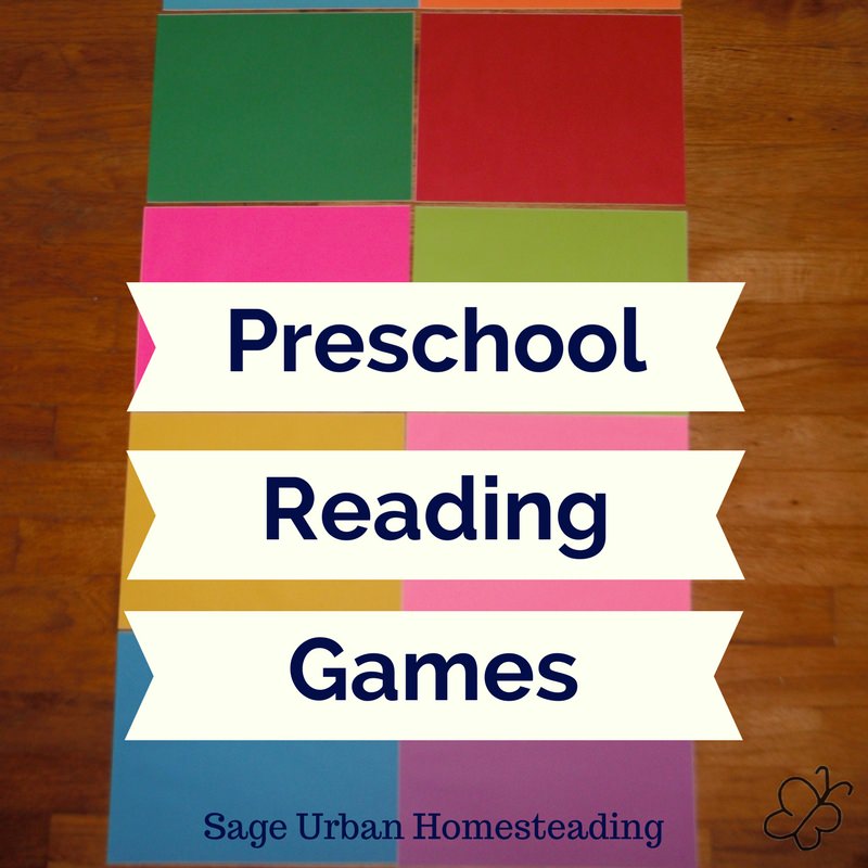 preschool reading games