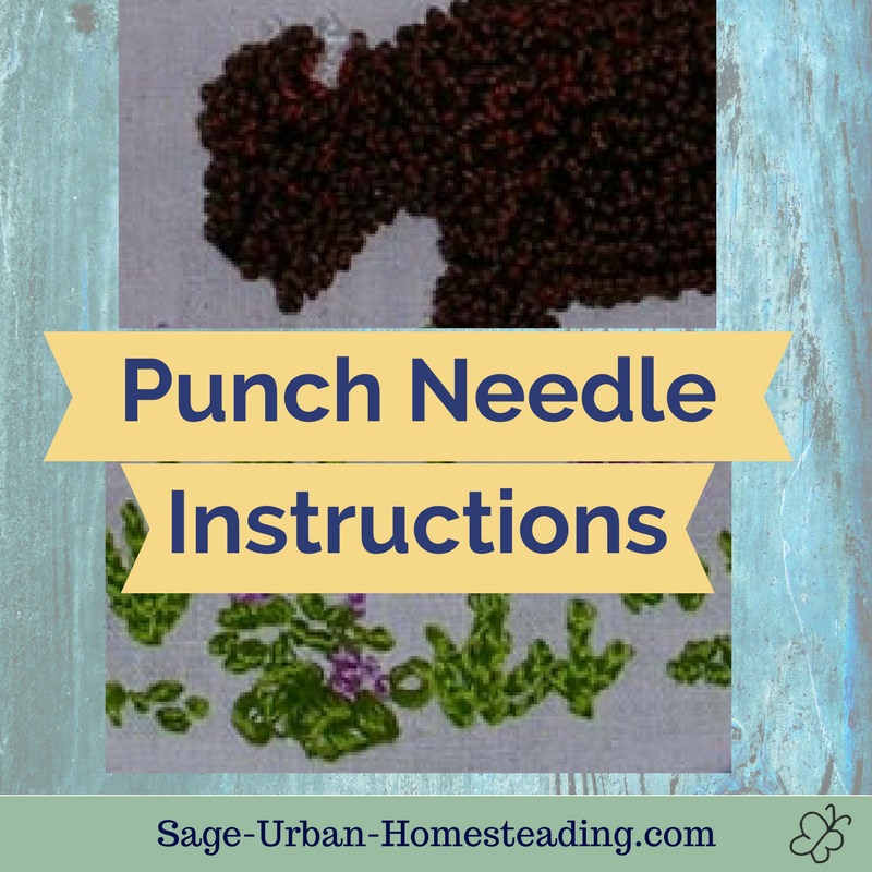 punch needle instructions