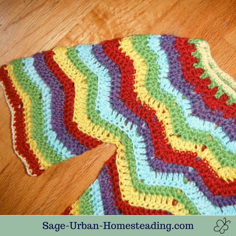 crochet baby sweater