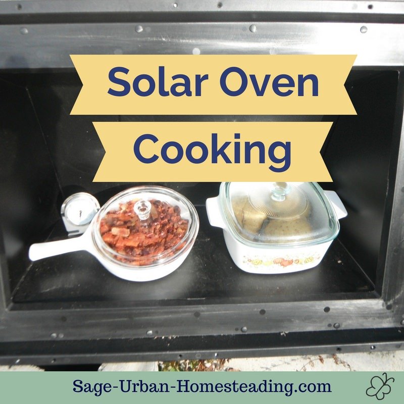 solar oven cooking