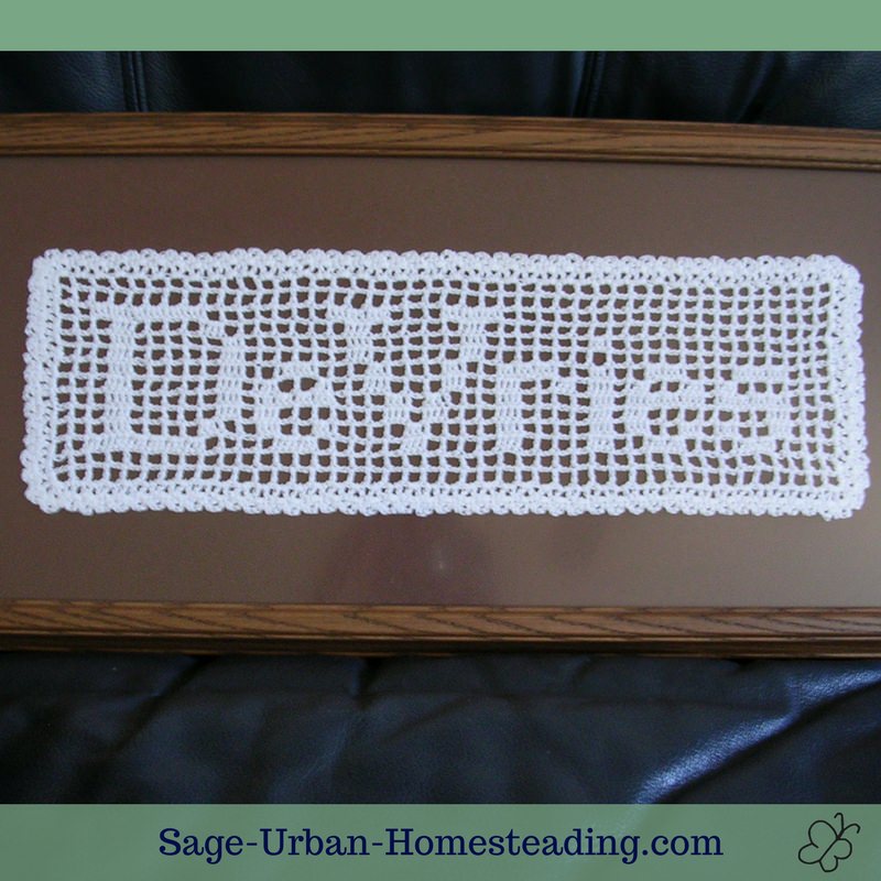 filet crochet name